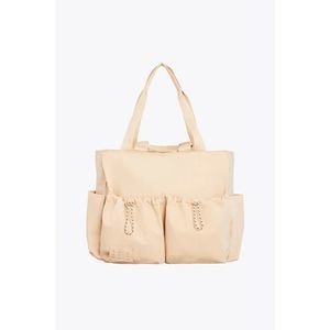 NWT Beis Sports Carryall Tote Duffle in Beige